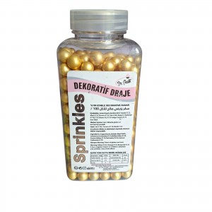 Захарни перли златни големи Dr.Gusto - 8 мм, 250 г
